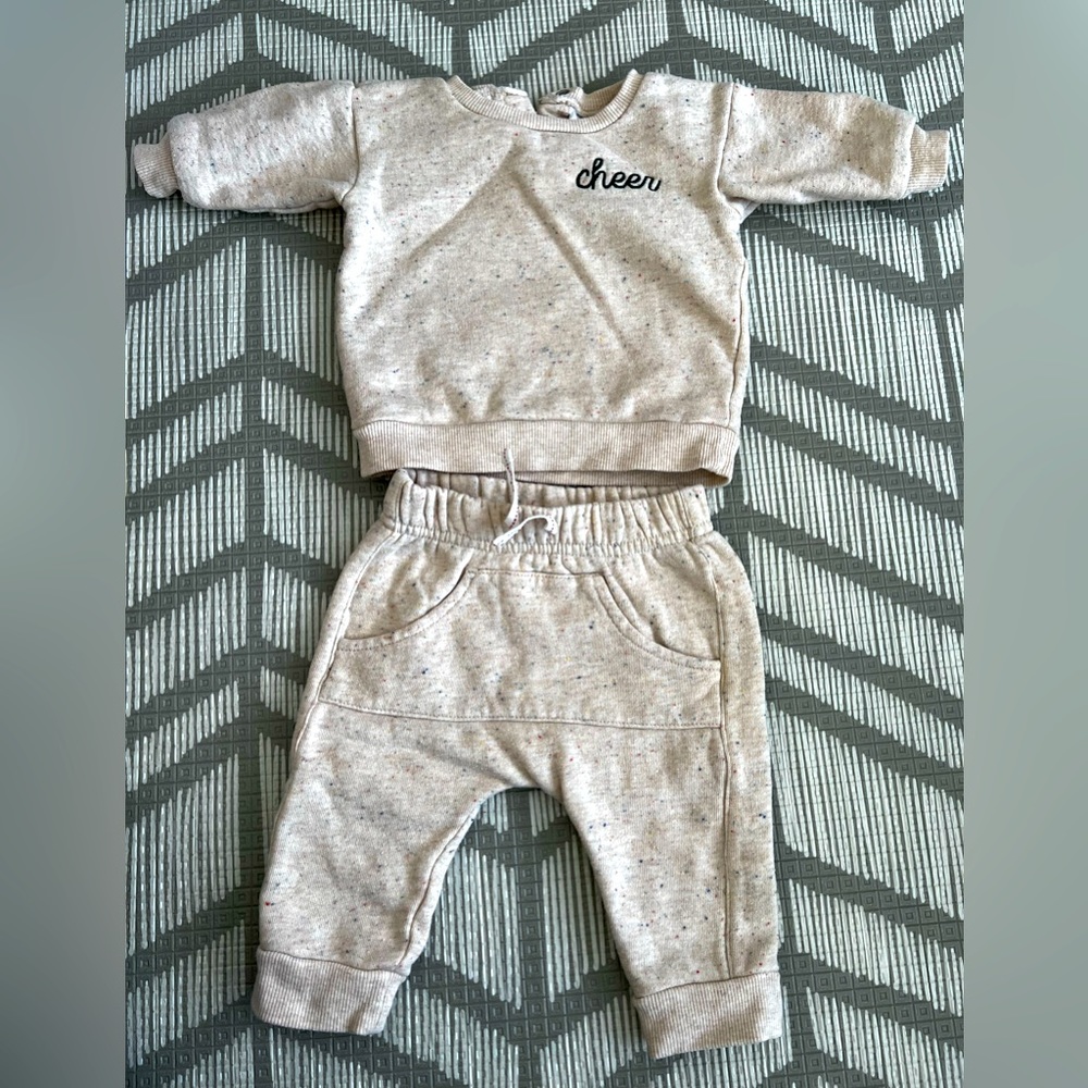 Indigo baby set, 0-3 months